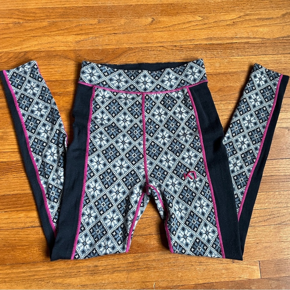 Kari Traa Rose High Waisted Base layer Pants size S. Color: Royal